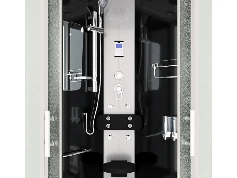 AcquaVapore Dampfdusche Duschtempel Sauna Dusche Duschkabine D46-13M2-EC 90x90