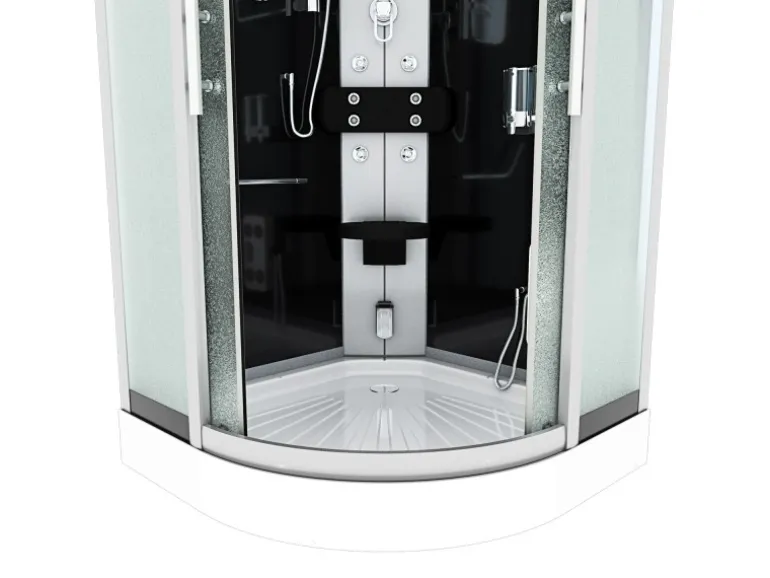 AcquaVapore Dampfdusche Duschtempel Sauna Dusche Duschkabine D46-13M2-EC 90x90