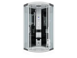 AcquaVapore Dampfdusche Duschtempel Sauna Dusche Duschkabine D46-23T2 100x100