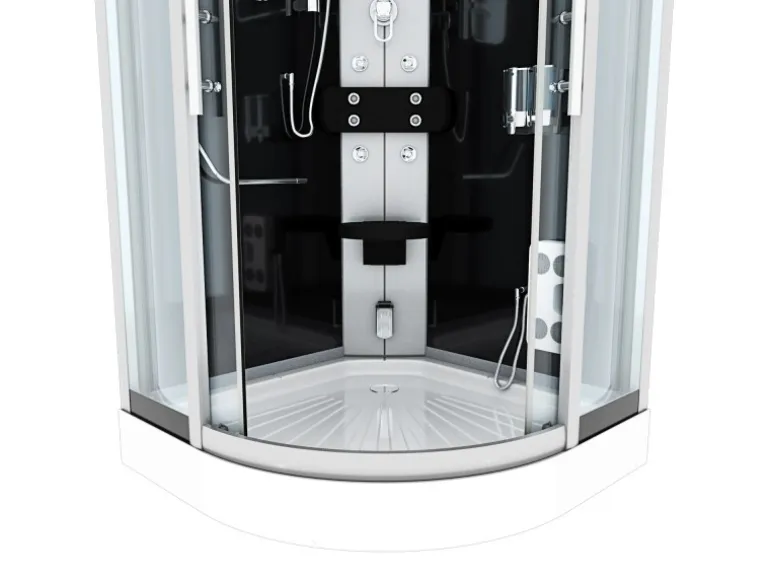 AcquaVapore Dampfdusche Duschtempel Sauna Dusche Duschkabine D46-03T2 80x80