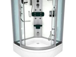 AcquaVapore Dampfdusche Duschtempel Sauna Dusche Duschkabine D46-50T2 90x90