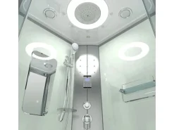 AcquaVapore Dampfdusche Duschtempel Sauna Dusche Duschkabine D46-50T2 90x90