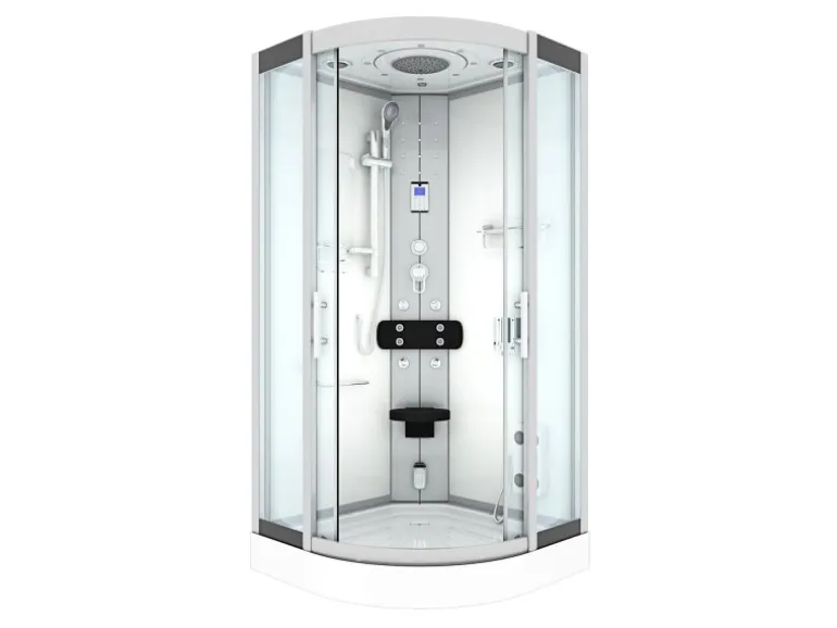 AcquaVapore Dampfdusche Duschtempel Sauna Dusche Duschkabine D46-10T2-EC 90x90
