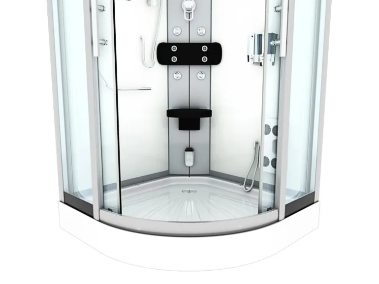 AcquaVapore Dampfdusche Duschtempel Sauna Dusche Duschkabine D46-10T2-EC 90x90
