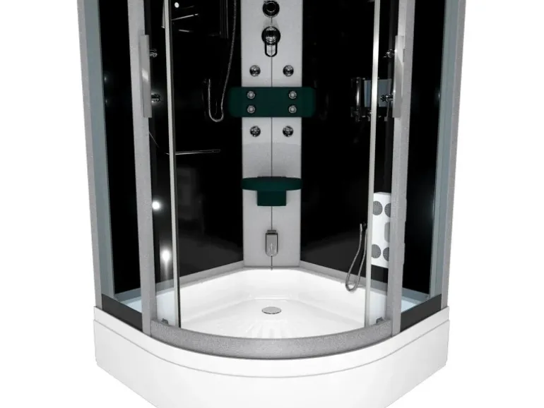 AcquaVapore Dampfdusche Duschtempel Sauna Dusche Duschkabine D46-63T2 100x100