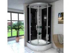 AcquaVapore Dampfdusche Duschtempel Sauna Dusche Duschkabine D46-63T2 100x100