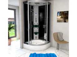 AcquaVapore Dampfdusche Duschtempel Sauna Dusche Duschkabine D46-63T2 100x100