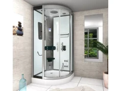 AcquaVapore Dampfdusche Duschtempel Sauna Dusche Duschkabine D46-20T2 100x100