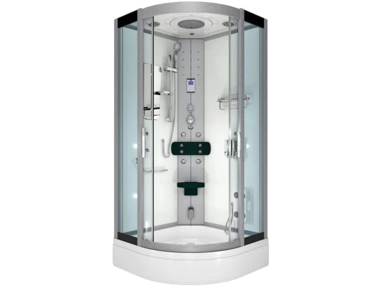 AcquaVapore Dampfdusche Duschtempel Sauna Dusche Duschkabine D46-60T2-EC 100x100