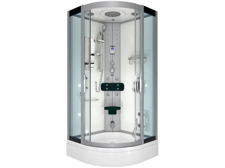 AcquaVapore Dampfdusche Duschtempel Sauna Dusche Duschkabine D46-60T2-EC 100x100