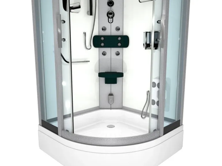 AcquaVapore Dampfdusche Duschtempel Sauna Dusche Duschkabine D46-50T2-EC 90x90