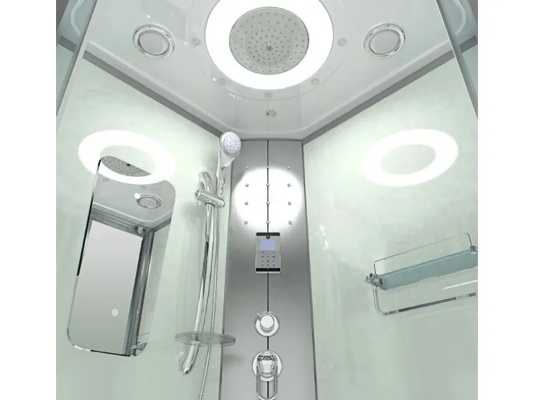 AcquaVapore Dampfdusche Duschtempel Sauna Dusche Duschkabine D46-50T2-EC 90x90