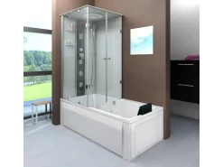 AcquaVapore Dusche Wanne Kombination K05-R01-EC Duschkabine 90x180