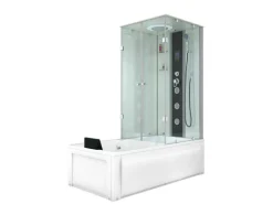 AcquaVapore Dusche Wanne Kombination K05-L01 Duschkabine 180x90
