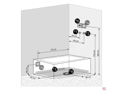 AcquaVapore Dusche Wanne Kombination K05-L31-EC Duschkabine 180x90