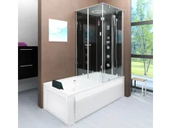 AcquaVapore Dusche Wanne Kombination K05-L31-EC Duschkabine 180x90