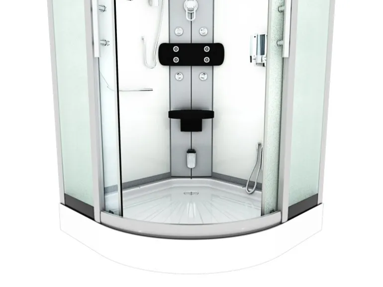 AcquaVapore Duschkabine Dusche D46-10M0-EC Komplettdusche Fertigdusche 90x90