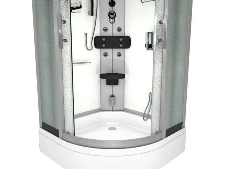 AcquaVapore Duschkabine Dusche D46-50M0-EC Komplettdusche Fertigdusche 90x90