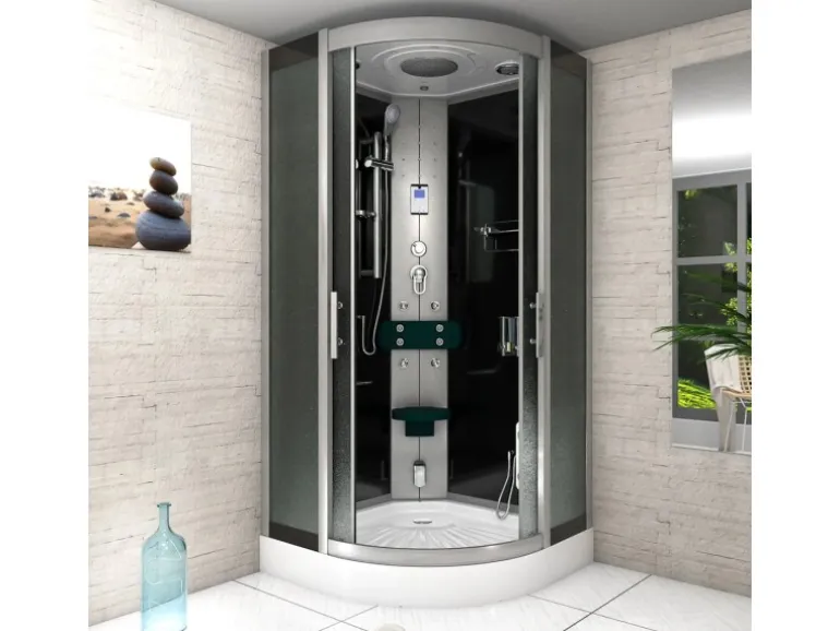 AcquaVapore Duschkabine Dusche D46-23M0 Komplettdusche Fertigdusche 100x100