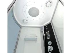 AcquaVapore Kombination Badewanne Dusche K55-R01-EC Duschtempel 100x170