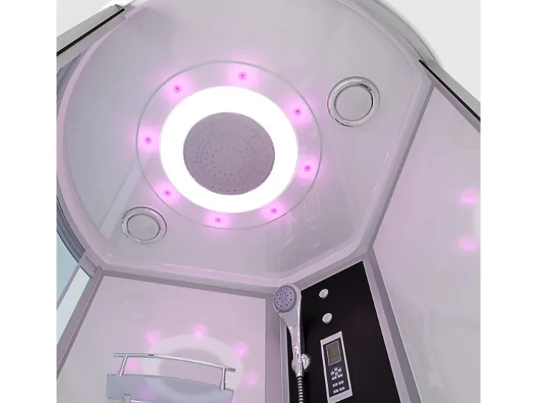 AcquaVapore Kombination Badewanne Dusche K55-R01-EC Duschtempel 100x170