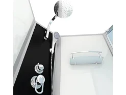 AcquaVapore Kombination Badewanne Dusche K50-L00-EC Duschtempel 170x100