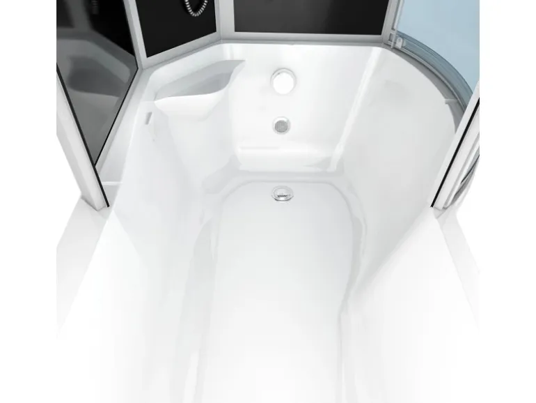 AcquaVapore Kombination Badewanne Dusche K50-L33 Duschtempel 170x100