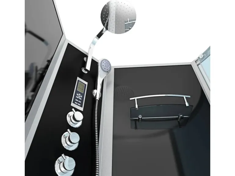 AcquaVapore Kombination Badewanne Dusche K50-L33 Duschtempel 170x100