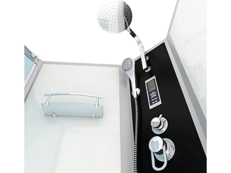 AcquaVapore Kombination Badewanne Dusche K50-R01-EC Duschtempel 100x170