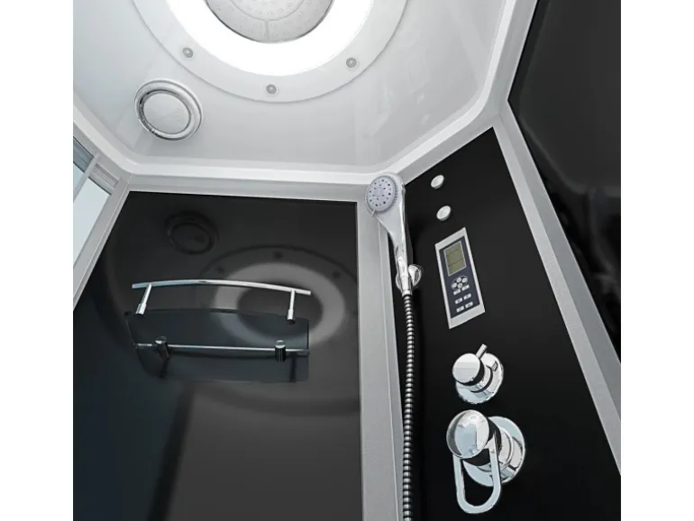 AcquaVapore Kombination Badewanne Dusche K55-R31 Duschtempel 100x170