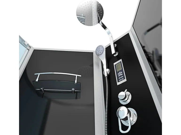 AcquaVapore Kombination Badewanne Dusche K50-R31 Duschtempel 100x170