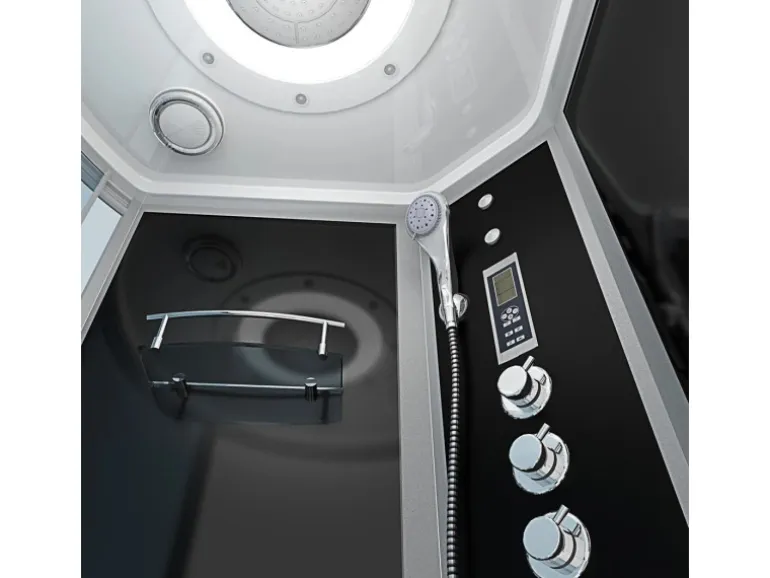 AcquaVapore Kombination Badewanne Dusche K55-R33 Duschtempel 100x170