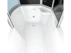 AcquaVapore Kombination Badewanne Dusche K55-R31-EC Duschtempel 100x170