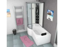 AcquaVapore Kombination Badewanne Dusche K50-R00-EC Duschtempel 100x170