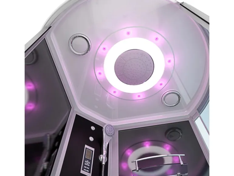 AcquaVapore Kombination Badewanne Dusche K55-L31 Duschtempel 170x100