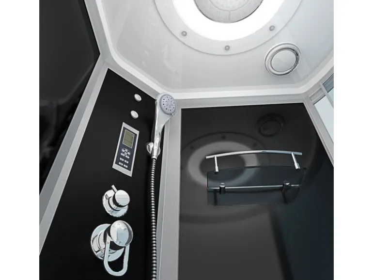 AcquaVapore Kombination Badewanne Dusche K55-L31 Duschtempel 170x100