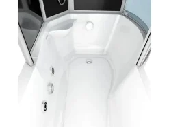 AcquaVapore Kombination Whirlpool Dusche K50-L30-WP-EC Duschkabine Wanne 170x100