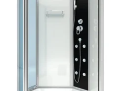 AcquaVapore Kombination Whirlpool Dusche K50-R00-WP Duschkabine Wanne 100x170