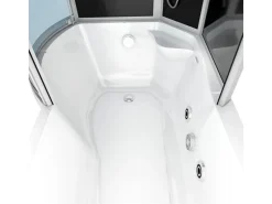 AcquaVapore Kombination Whirlpool Dusche K50-R30-WP Duschkabine Wanne 100x170
