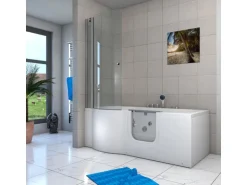 AcquaVapore Seniorendusche und Wanne mit Whirlpool S12D-TH-WP-R-EC Dusche 85x170