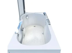 AcquaVapore Seniorendusche und Badewanne mit Tür S12D-TH-R-EC Dusche 85x170