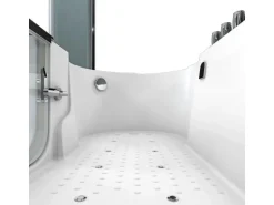 AcquaVapore Seniorendusche und Wanne mit Whirlpool S12D-TH-AIR-R Dusche 85x170