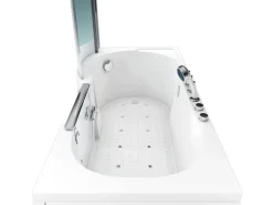 AcquaVapore Seniorendusche und Wanne mit Whirlpool S12D-TH-AIR-R Dusche 85x170