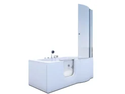 AcquaVapore Seniorendusche und Wanne mit Whirlpool S12D-EH-WP-L Dusche 170x85