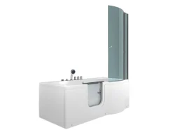 AcquaVapore Seniorendusche und Wanne mit Whirlpool S12D-TH-AIR-L-EC Dusche 170x8