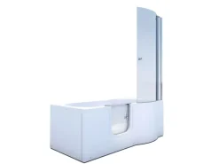 AcquaVapore Seniorendusche und Badewanne mit Tür S12D-L Dusche 170x85