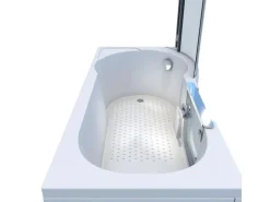 AcquaVapore Seniorendusche und Badewanne mit Tür S12D-L Dusche 170x85