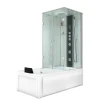 AcquaVapore Whirlpool Dusche Kombination K05-L03-WP Duschtempel 180x90