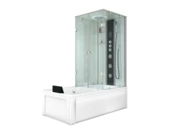 AcquaVapore Whirlpool Dusche Kombination K05-L03-WP Duschtempel 180x90