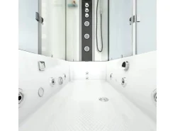 AcquaVapore Whirlpool Dusche Kombination K05-L03-WP Duschtempel 180x90
